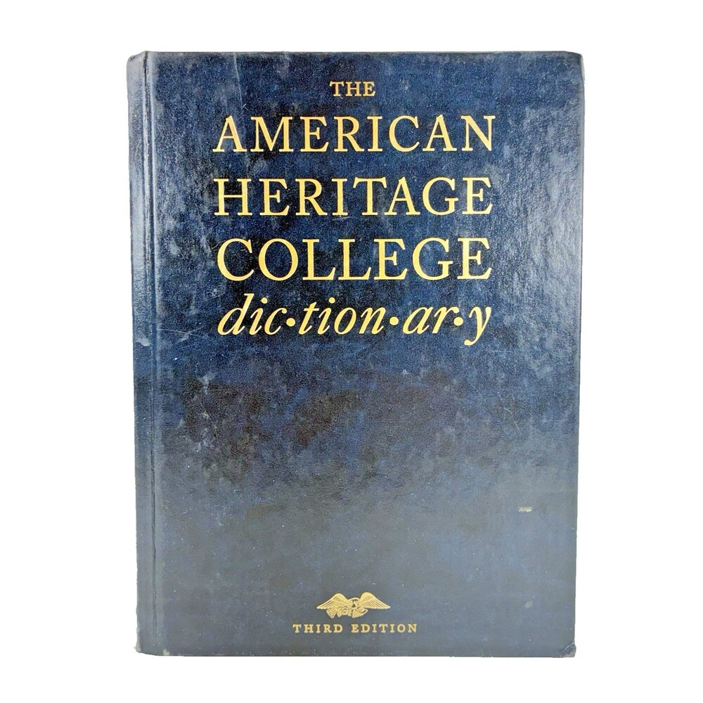 The American Heritage College Dictionary Third Edition Vintage 1993 Hardback